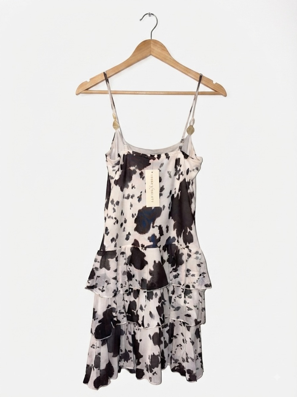 Thirty-Thirty Patterned Ruffle Mini Dress - Picture 5 of 8